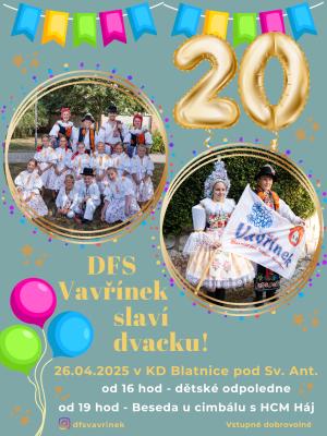 DFS Vavřínek slaví dvacku! 1